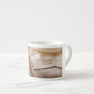 SlipperyJoe's shirtless muscular man torso sixpack Espresso Cup