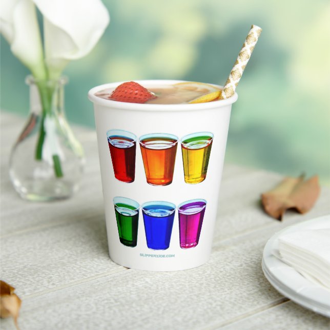 SlipperyJoe's shot glasses six cups arranged horiz (Insitu)