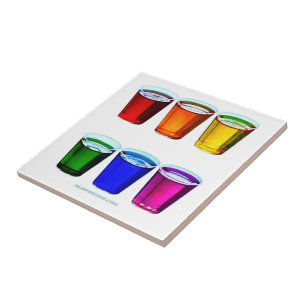 SlipperyJoe's shot glasses six cups arranged horiz Tile