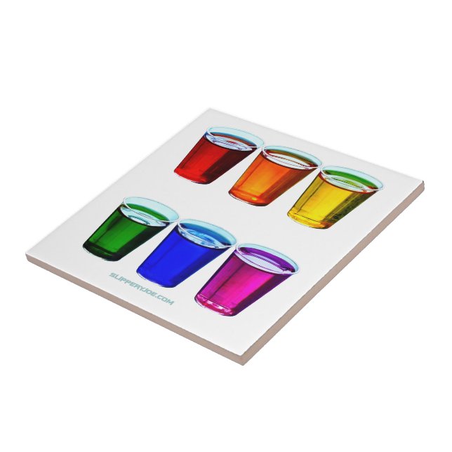 SlipperyJoe's shot glasses six cups arranged horiz Tile (Side)