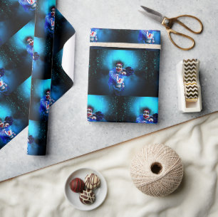 SlipperyJoe's sinister Halloween clown figure smea Wrapping Paper
