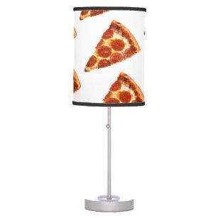 SlipperyJoe's Sliced Pizza pepperoni cheese delici Table Lamp