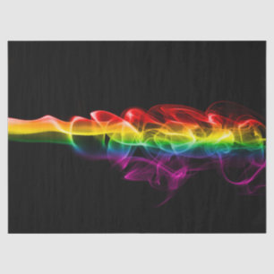 SlipperyJoe's smoke vivid rainbow-colors celebrate Tissue Paper