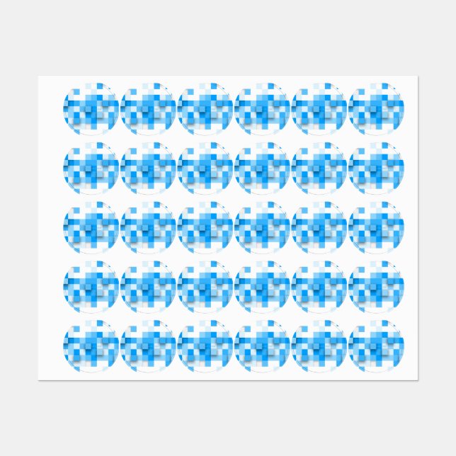 SlipperyJoe's squares artwork mosaic modern three- (Sheet)