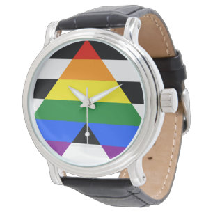 SlipperyJoe's Straight Ally Flag gay gifts LGBTQIA Watch
