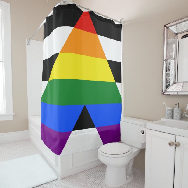 SlipperyJoe's straight ally flag smooth rainbow gr (In Situ)