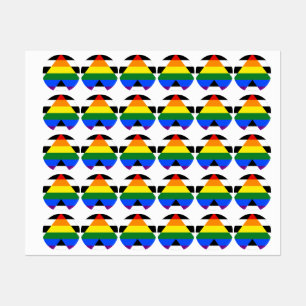 SlipperyJoe's straight ally flag smooth rainbow gr