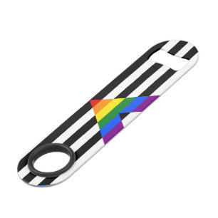 SlipperyJoe's straight ally flag smooth rainbow gr Bar Key