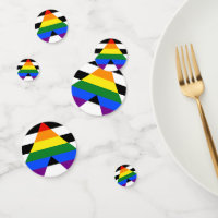 SlipperyJoe's straight ally flag smooth rainbow gr