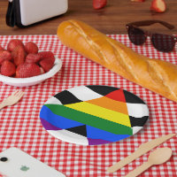 SlipperyJoe's straight ally flag smooth rainbow gr