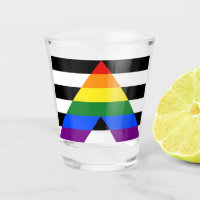 SlipperyJoe's straight ally flag smooth rainbow gr