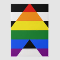 SlipperyJoe's straight ally flag smooth rainbow gr