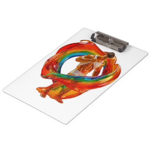 SlipperyJoe's striking modern Pride-themed masculi Clipboard