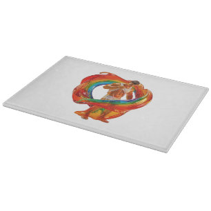 SlipperyJoe's striking modern Pride-themed masculi Cutting Board