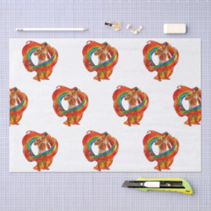 SlipperyJoe's striking modern Pride-themed masculi Tissue Paper