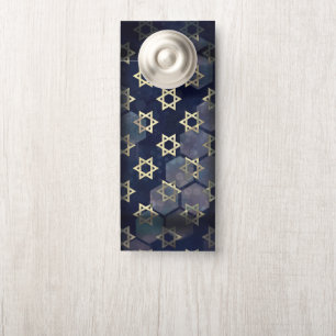 SlipperyJoe's strong Hanukkah vibe Star of David m Door Hanger