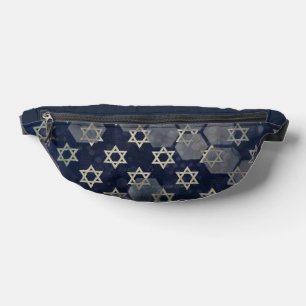 SlipperyJoe's strong Hanukkah vibe Star of David m Fanny Pack