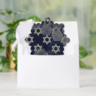 SlipperyJoe's strong Hanukkah vibe Star of David m Ornament Card