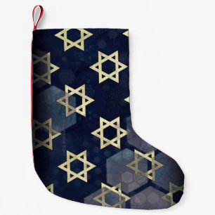 SlipperyJoe's strong Hanukkah vibe Star of David m Small Christmas Stocking