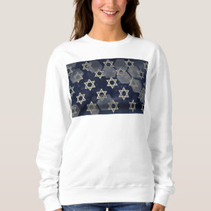 SlipperyJoe's strong Hanukkah vibe Star of David m Sweatshirt