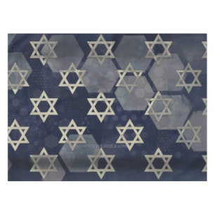 SlipperyJoe's strong Hanukkah vibe Star of David m Tablecloth