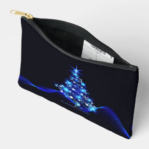 SlipperyJoe's stylized glowing Christmas tree brig Accessory Pouch