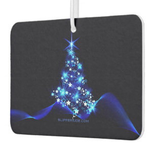 SlipperyJoe's stylized glowing Christmas tree brig Air Freshener
