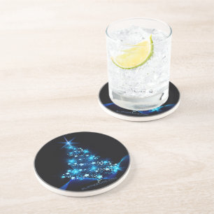SlipperyJoe's stylized glowing Christmas tree brig Coaster