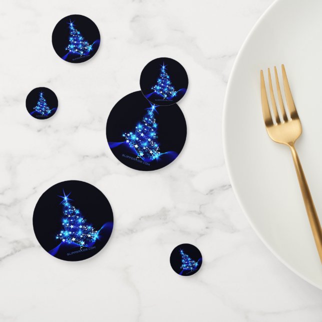 SlipperyJoe's stylized glowing Christmas tree brig Confetti (Group)