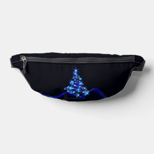SlipperyJoe's stylized glowing Christmas tree brig Fanny Pack