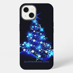 SlipperyJoe's stylized glowing Christmas tree brig iPhone 13 Case