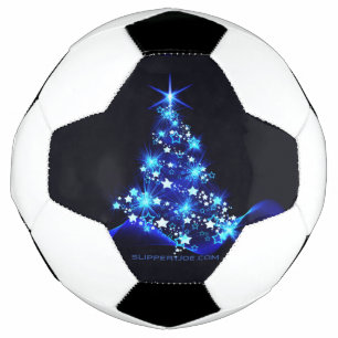 SlipperyJoe's stylized glowing Christmas tree brig Soccer Ball