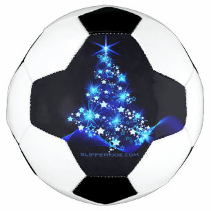 SlipperyJoe's stylized glowing Christmas tree brig Soccer Ball