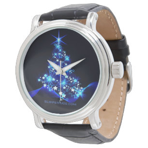 SlipperyJoe's stylized glowing Christmas tree brig Watch