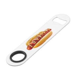 SlipperyJoe's summer BBQ vibe hot dog nestled soft Bar Key