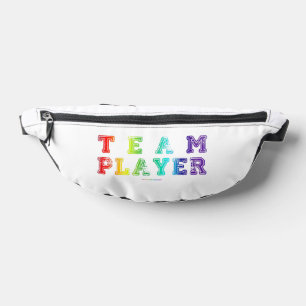 SlipperyJoe's team player filled with smooth rainb Fanny Pack
