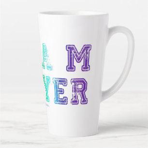 SlipperyJoe's team player filled with smooth rainb Latte Mug