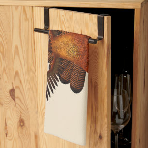 SlipperyJoe's Thanksgiving gobble responsibly live Kitchen Towel
