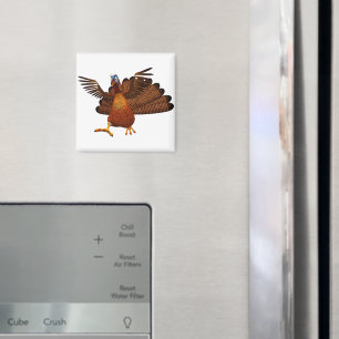 SlipperyJoe's Thanksgiving gobble responsibly live Magnet