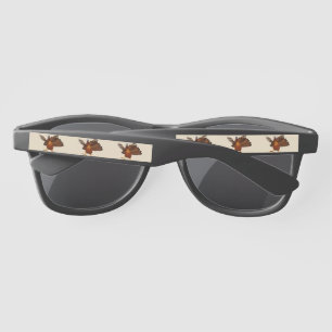 SlipperyJoe's Thanksgiving gobble responsibly live Sunglasses