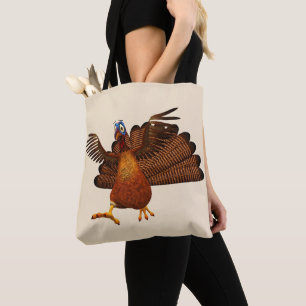 SlipperyJoe's Thanksgiving gobble responsibly live Tote Bag