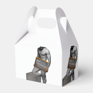 SlipperyJoe's Thanksgiving man hot six-pack abs un Favor Box