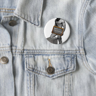 SlipperyJoe's Thanksgiving tradition muscular male 2 Inch Round Button