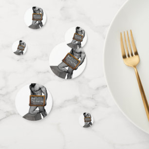 SlipperyJoe's Thanksgiving tradition muscular male Confetti