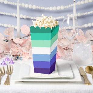 SlipperyJoe's trans-inclusive gay men's flag palet Favor Box