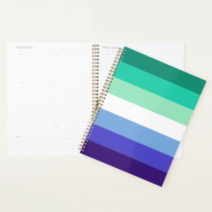 SlipperyJoe's Trans-Inclusive Gay Men's Pride Flag Planner