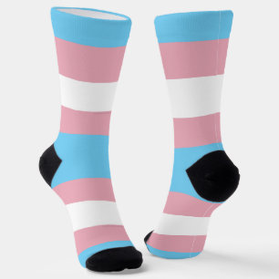 SlipperyJoe's transgender pride flag diversity rig Socks