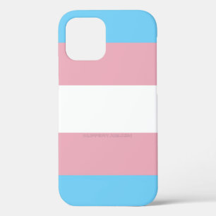 SlipperyJoe's transgender pride flag visibility di iPhone 12 Pro Case