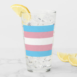 SlipperyJoe's transgender pride flag visibility di Glass