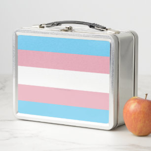 SlipperyJoe's transgender pride flag visibility di Metal Lunch Box